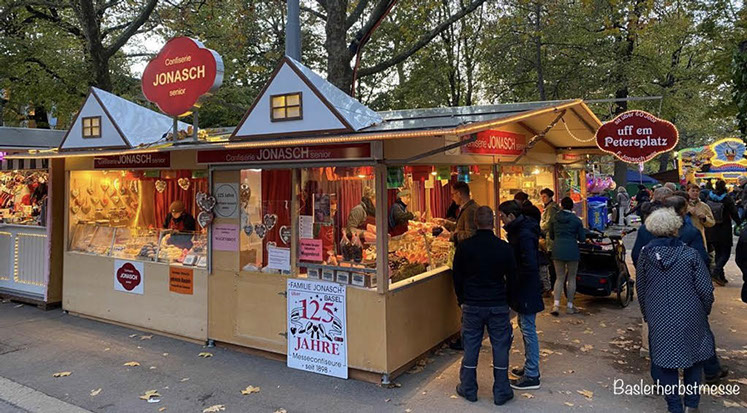 Unser Marktstand an der Basler Herbstmesse
